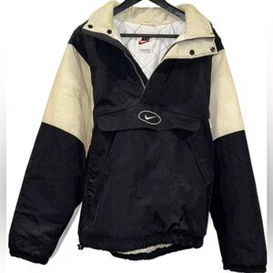 Nike Two-Tone Black and Cream Jacket